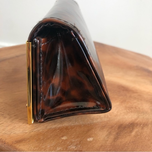 Tory Burch Tortoise Glasses Case with Gold Trim - OS - Picture 4 of 7